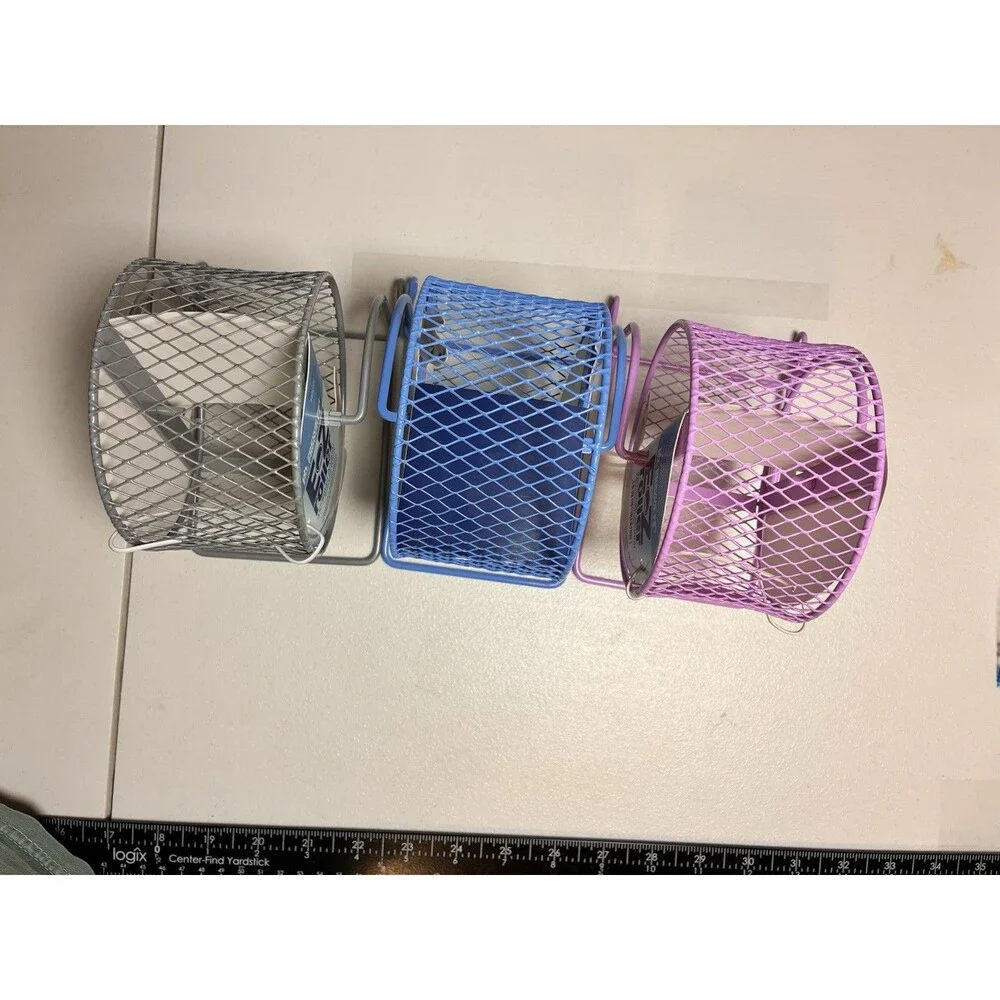 Prevue Pet Mouse E-Z Roller Exercise Wheel 4.5 Inches Multiple Colors - 3 Total